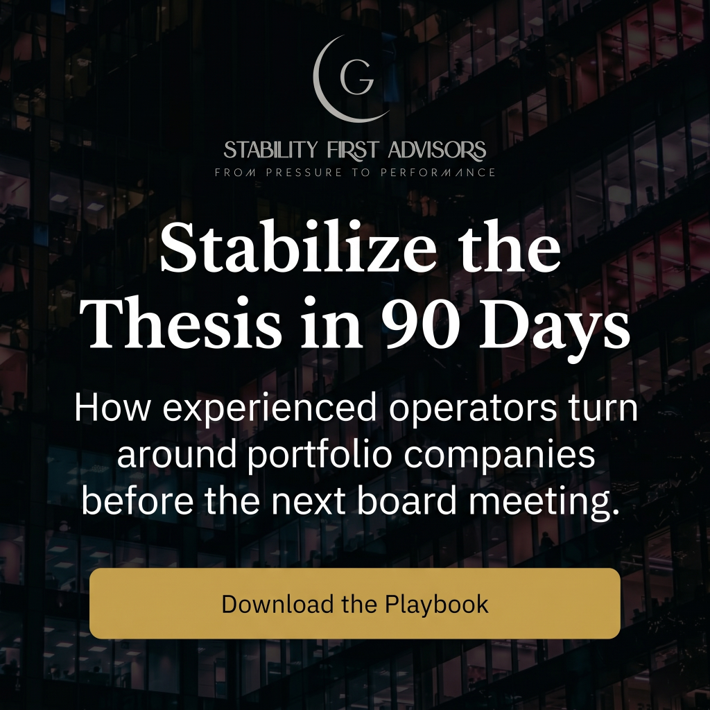 Stabilize the Thesis in 90 Days